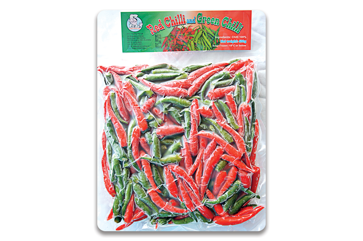 Whole Red & Green Chili